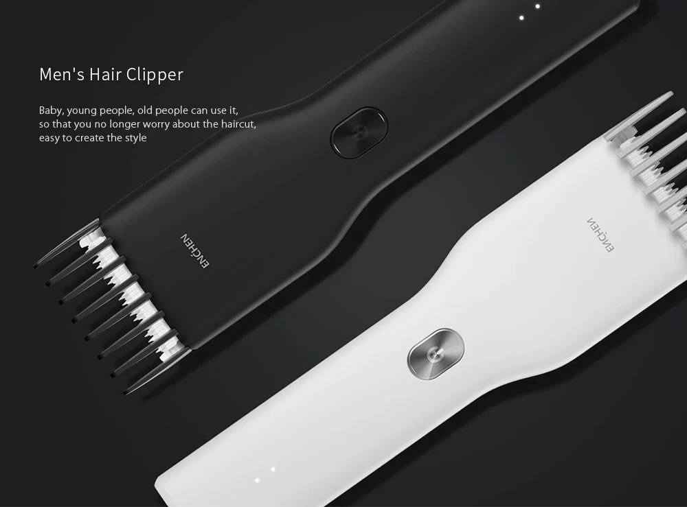 Xiaomi ENCHEN электрическая машинка для стрижки волос триммер для мужчин USB Перезаряжаемый профессиональный триммер для бороды беспроводной IPX7 водонепроницаемый станок для стрижки волос