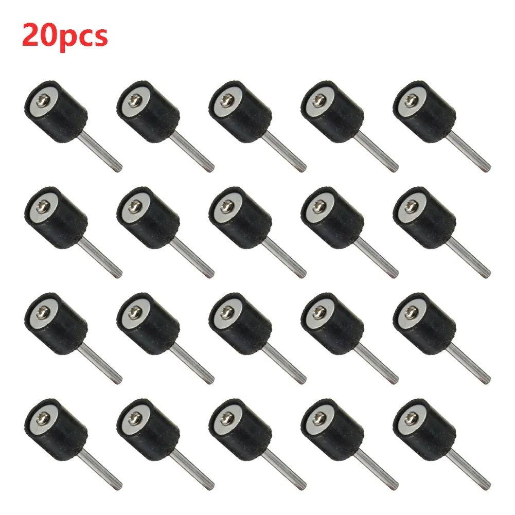 

20Pcs Dremel Accessories Drum Rubber Mandrel 2.35mm 3.175mm Shank Rod For Sander Sanding Grinding Polishing For Rotary Tool