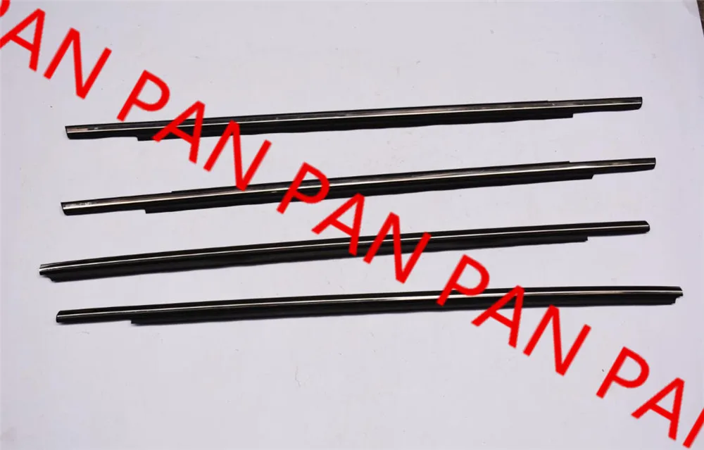 A Set 4PCS Front Left door glass moulding For MITSUBISHI OUTLANDER 2013-2017 | Автомобили и мотоциклы