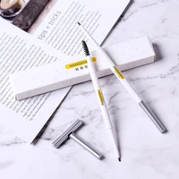 eyebrow pencil natural waterproof rotating automatic eyeliner eye brow pencil with brush beauty cosmetic tool