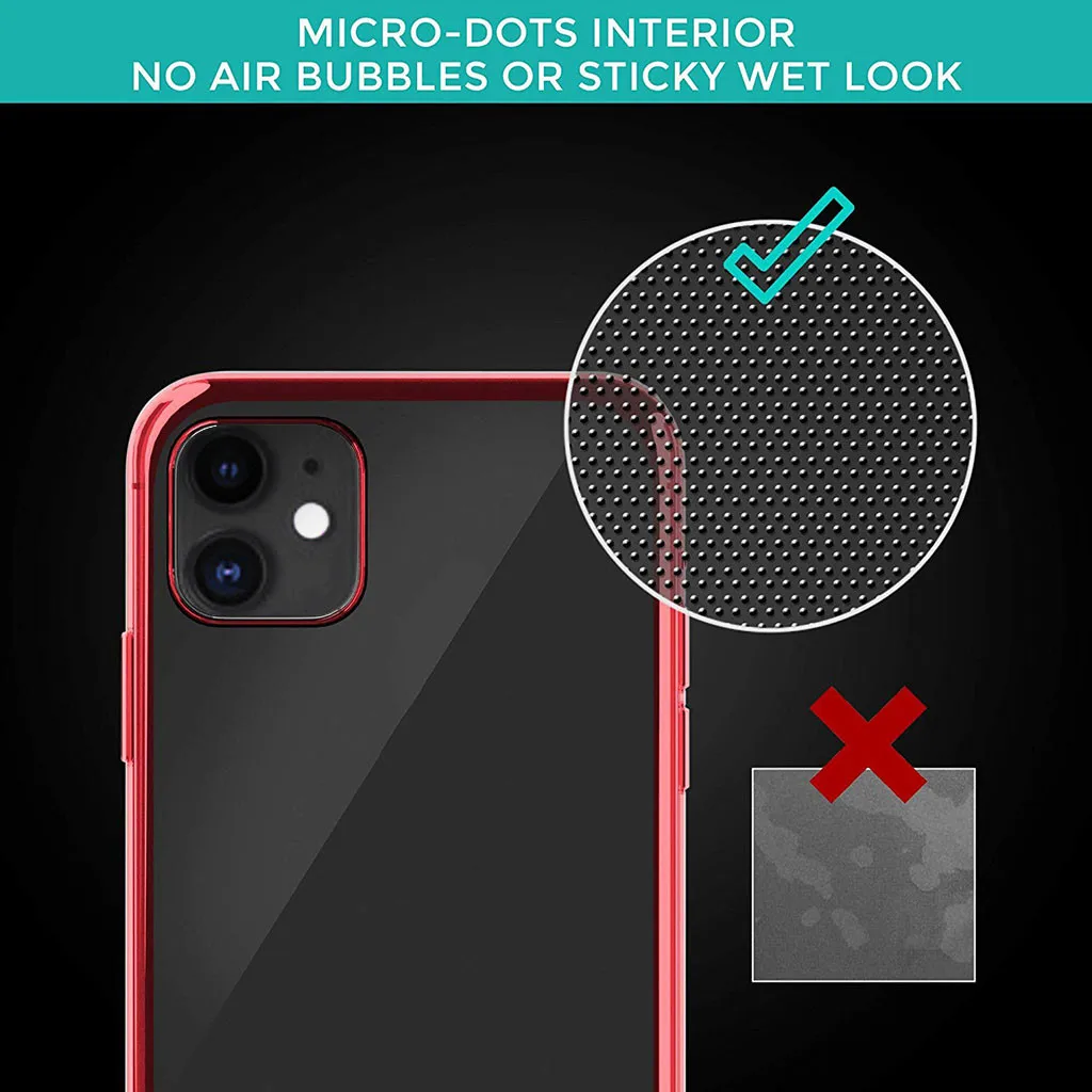 Полностью Гальваническая защита для телефона из ТПУ амортизатор IPhone 11 Pro Max Sweatproof