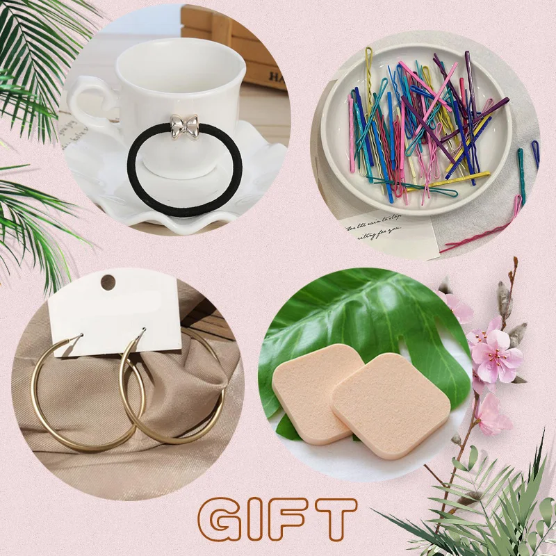 

LANLAN dyed gradient female water ripple long curly hair orange rouge color Lolita cosplay Harajuku daily synthetic wig