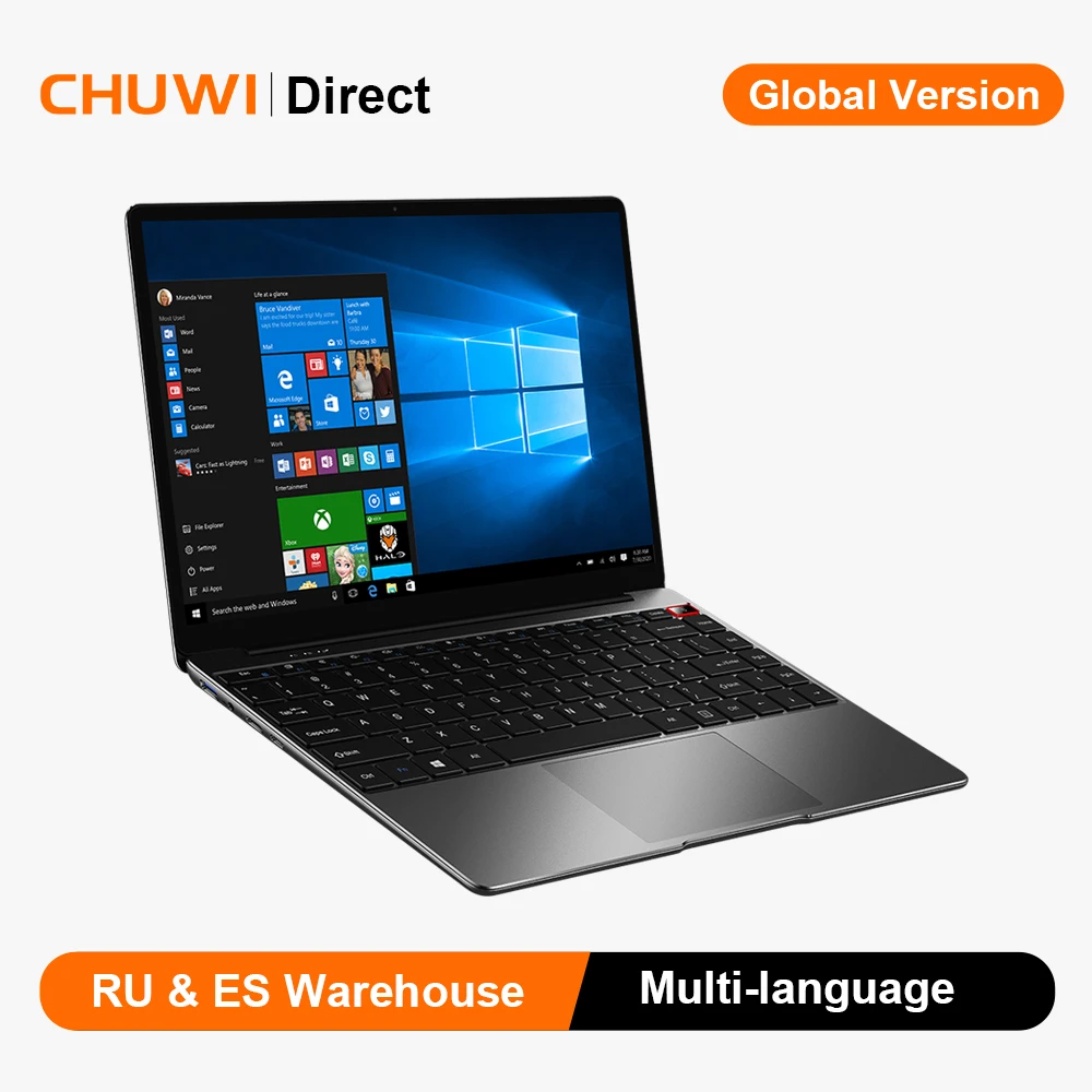 CHUWI AeroBook Pro 13 3 дюймов ноутбук с процессором Intel Core m3 8100Y 8 Гб Оперативная память 256GB