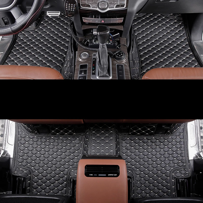 

lsrtw2017 for great wall haval H9 leather car floor mat 2015 2016 2017 2018 2019 2020 interior rug carpet accessories