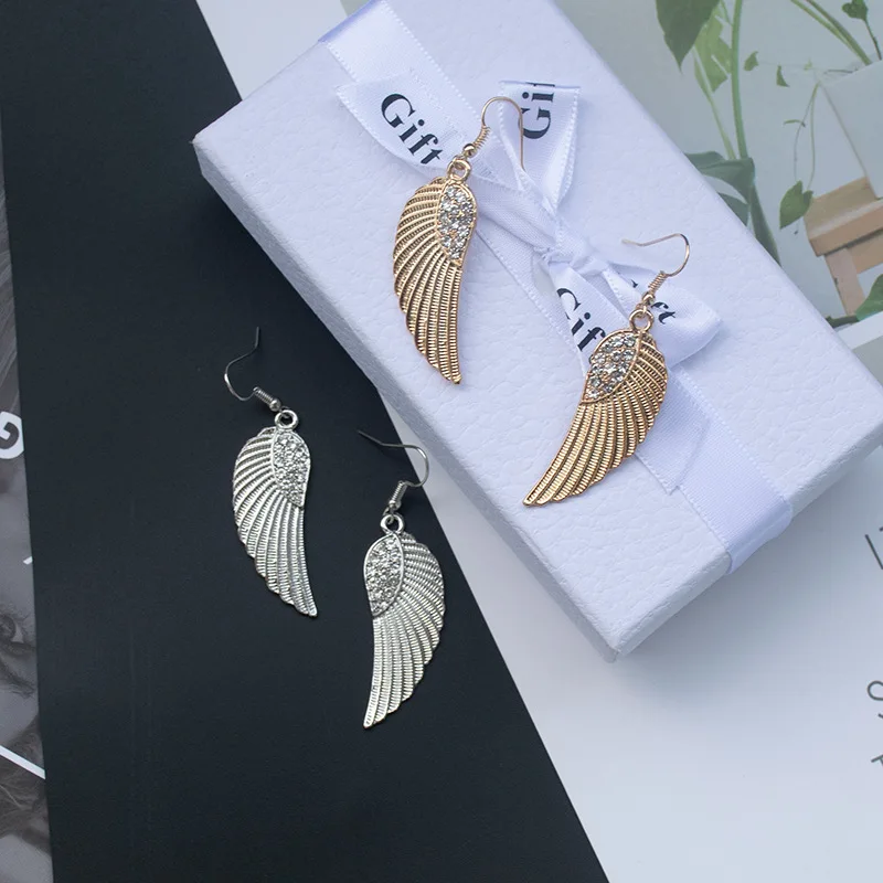 Fashion and Cute Purple Butterfly Pendant Earrings Popular Enamel Beautiful Glass Clip on 2021 New Jewelry for Women | Украшения и
