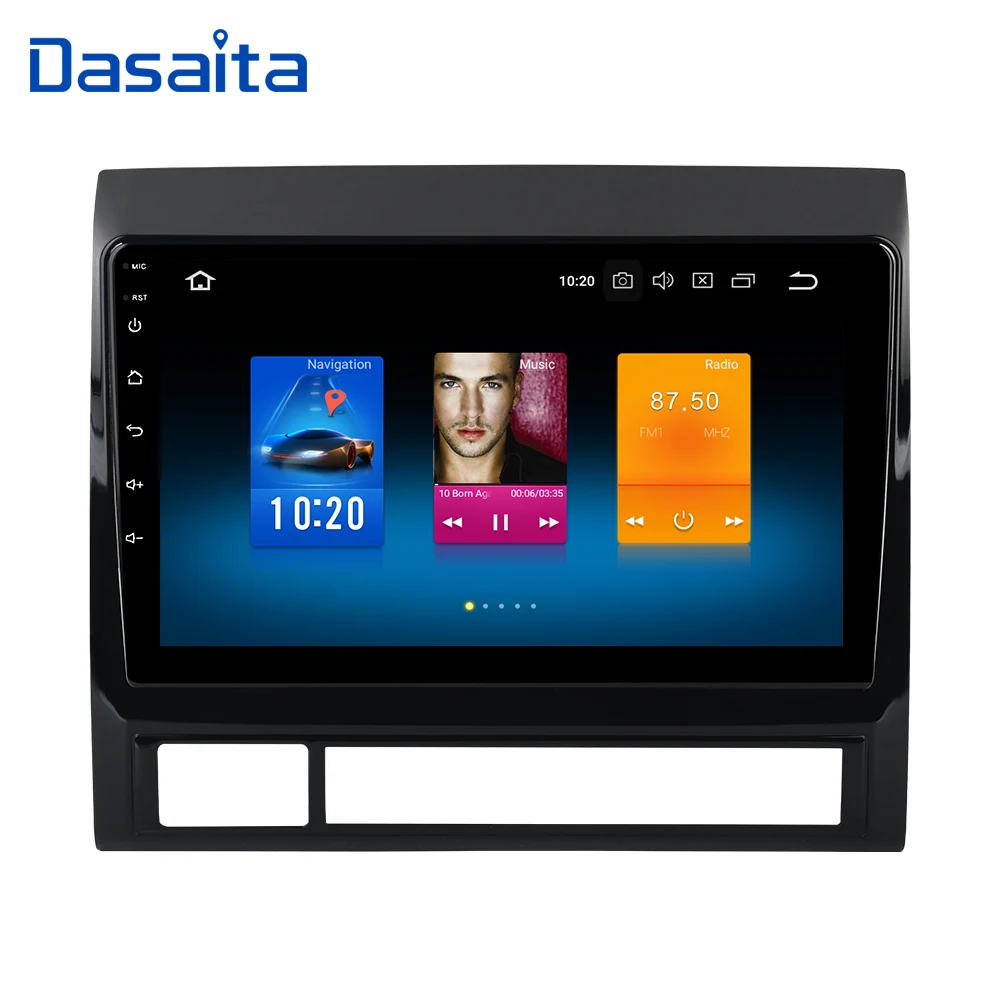 Dasaita Android 9,0 автомобильный стерео " ips экран для Марка Toyota Tacoma радио 2011 2012 gps навигация Bluetooth TDA7850 32G rom MP3