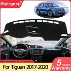 Противоскользящий коврик для автомобиля, для Volkswagen VW Tiguan MK2 2017 2018 2019 2020