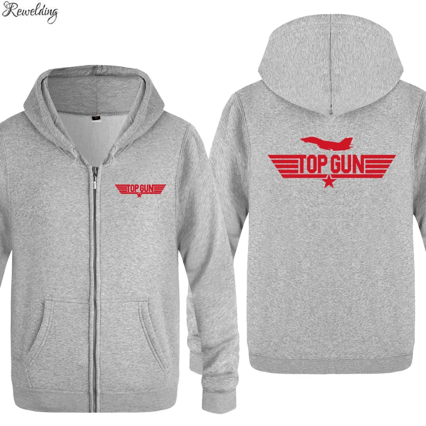 Мужская Флисовая Толстовка с капюшоном и длинным рукавом на молнии | одежда