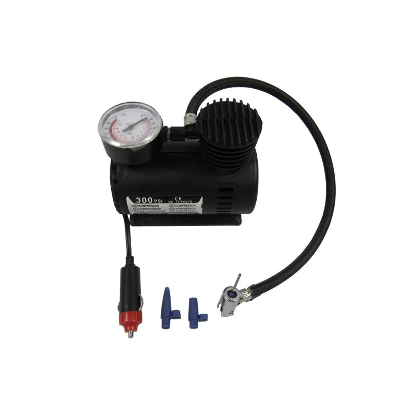 Portable Electric Automatic DC 12V Auto Car Bicycle MotorByck Tire Tyre Air Pump Pressure Compressor Inflatable Inflator 300psi |