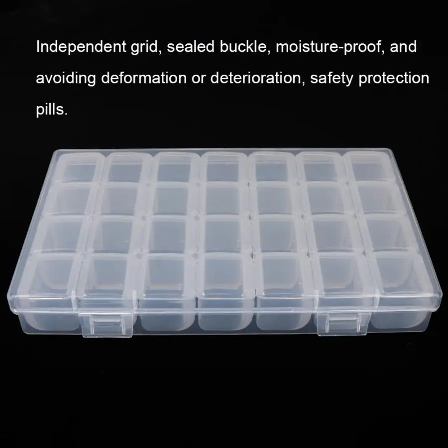 28 сетки таблетки коробочка для медицинских целей коробка 7 дней еженедельник