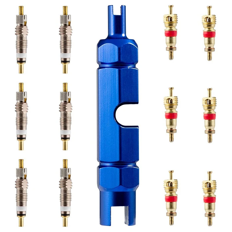 

Valve Core Remover Tool Kit Bike and Car Valve Core Repair Tool for Bike Bicycle Tire Application