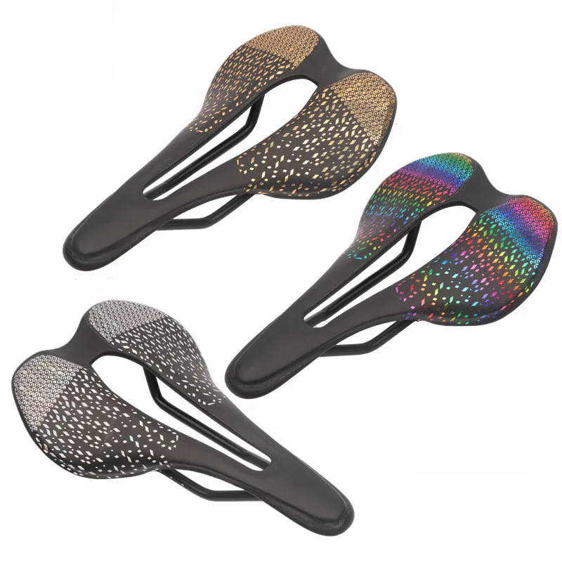 

Bicycle Saddles MTB Road Bike Saddle Microfiber Leather Saddle Mountain Bike Saddle Suspension Road Bike Seat 251*155MM Bicycle