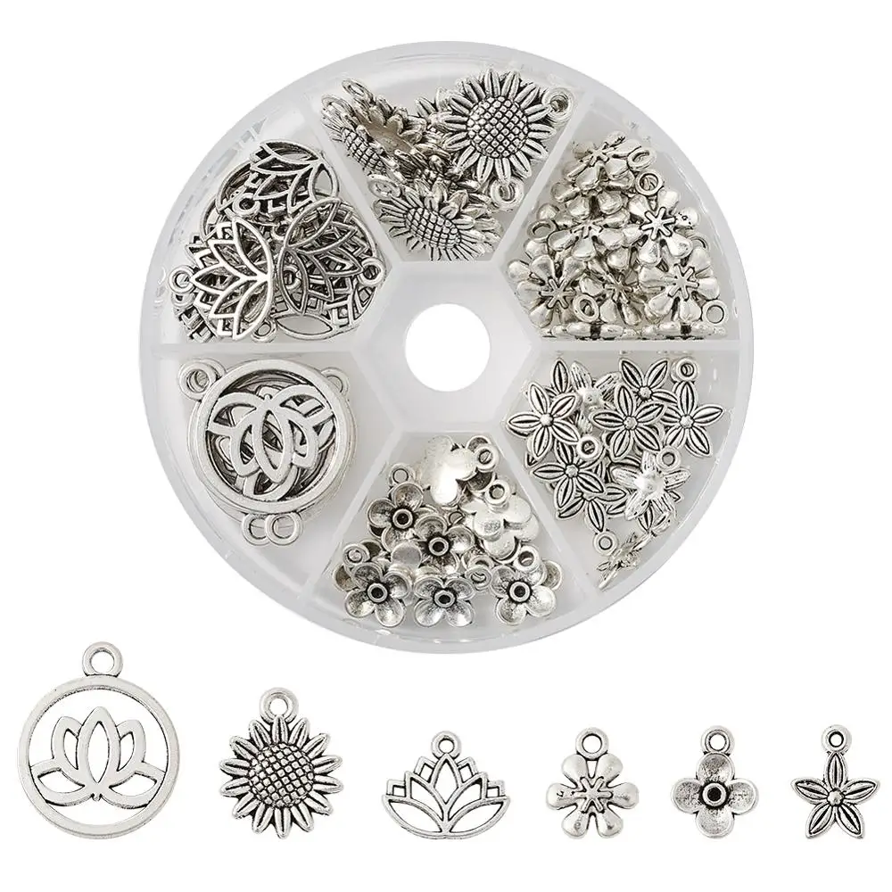 84 шт./кор. подвески из сплава в тибетском стиле для самостоятельного изготовления