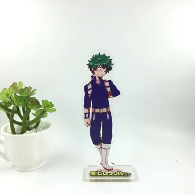 2 Аниме My Hero Academy брелок Midoriya Izuku Ochaco Uraraka Bakugou Katsuki Todoroki Shoto Милый Забавный акриловый брелок для ключей - Цвет: 2