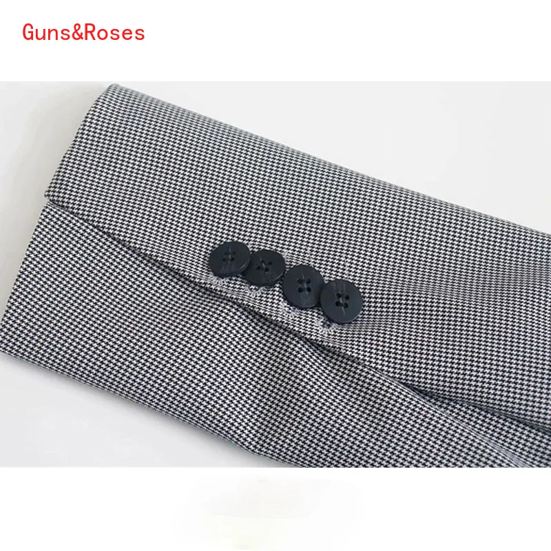 

Women Fashion Single Button Loose-Fitting Blazer Coat Vintage Long Sleeve Pockets Female Outerwear Chic Veste