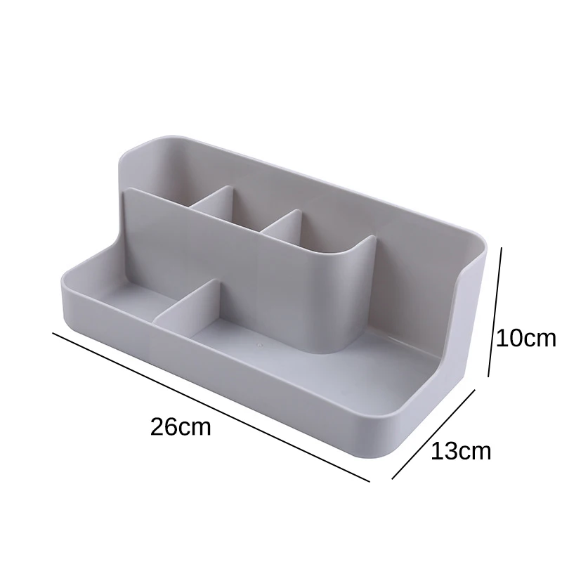 

Desktop Plastic Cosmetic Storage Boxes Cosmetic Box Storage Box Compartment Finishing Box Independent Design For Home Storage