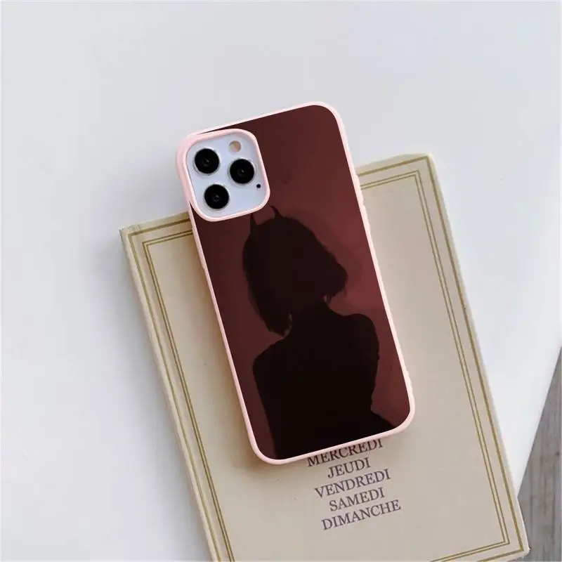 

Devil sexy Woman Phone Case Pink Candy Color for iPhone 11 12 mini pro XS MAX 8 7 6 6S Plus X SE 2020 XR