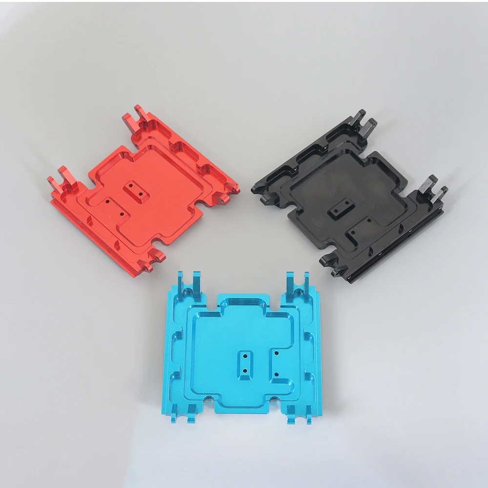 Placa de deslizamiento de marco de tubo Wraith de Metal para 1/10 RC Crawler Axial Wraith AX90018 90045 90056 90031 AX90020 AX80079, piezas de actualizaci&oacute;n-2