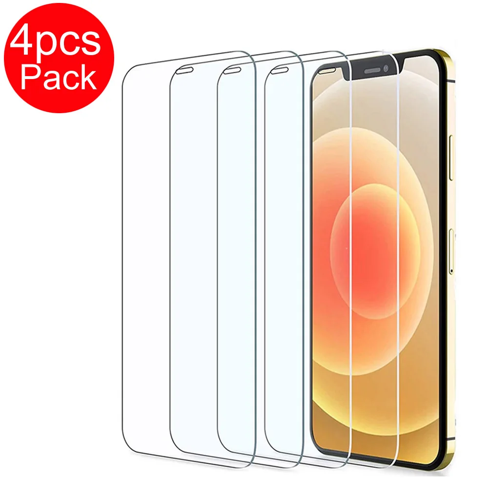 

Clear Tempered Glass Screen Protector For Apple Iphone 13 Pro Max 12 11 X Xr Xs Xs Max 8 7 6 Plus 5 5S 5C SE 9H 2.5D Film Guard