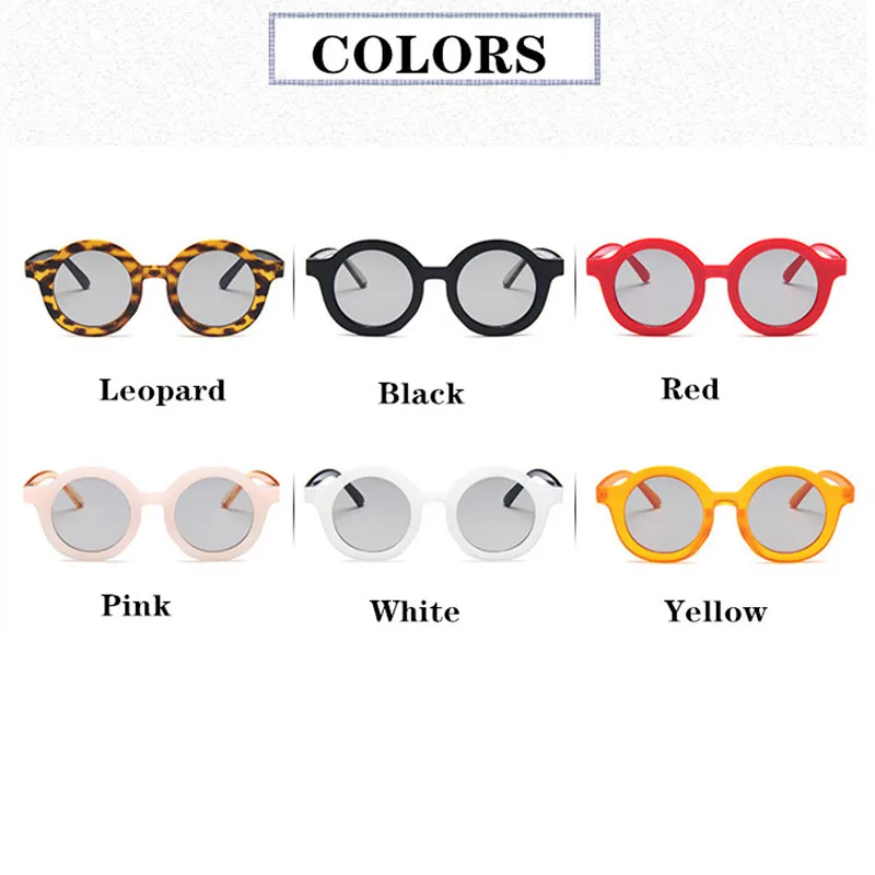 Новинка 2019 детские круглые солнцезащитные очки винтажные пластиковые милые в
