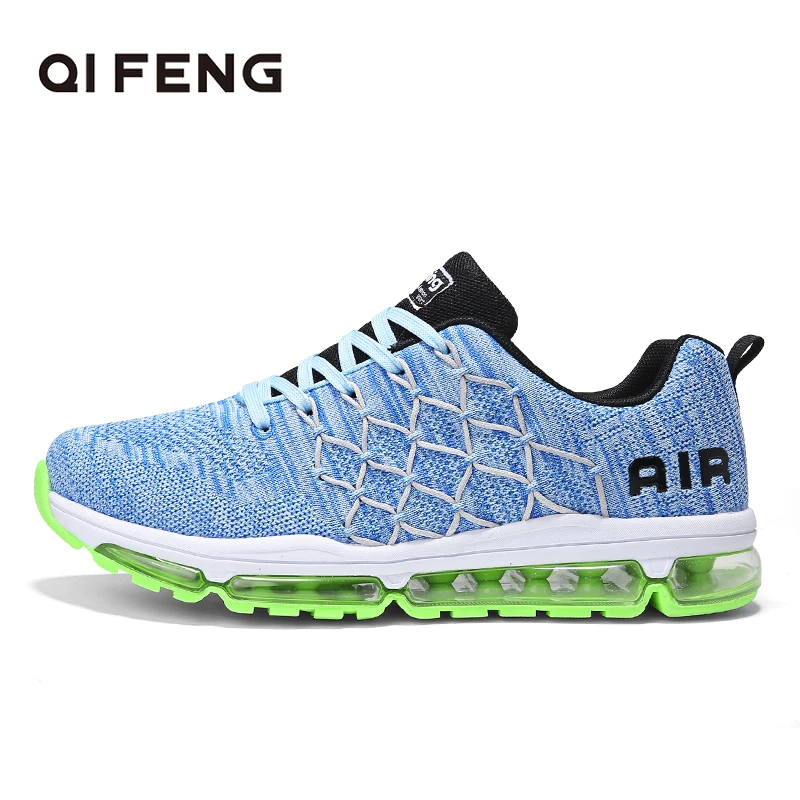 

2022 New Air Cushion Trending Running Shoes Men Breatheable Mesh Sneakers Women Sport Shoes Pink Fashion Air Mesh Shoes Black