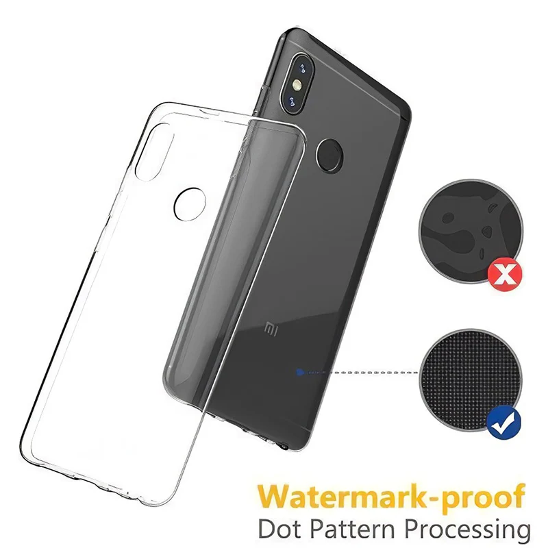 Прозрачные силиконовые чехлы для телефонов Xiaomi Redmi S2 Y2 задняя крышка из мягкого