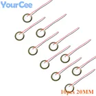 10 шт. пьезоэлектрический пьезо керамическая пластина диаметр 20 мм для зуммера громкоговорителя датчик с проводом