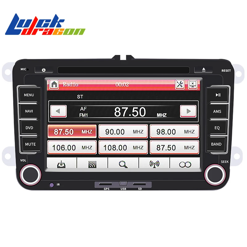 Автомагнитола 2 din с поддержкой камеры заднего вида мультимедийный плеер на