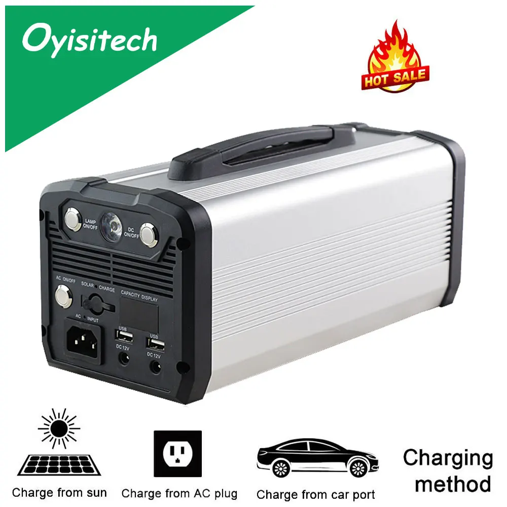 

Внешний аккумулятор переменного/постоянного тока на 85 Вт/ч, USB, многовыходная электростанция, литиевый портативный генератор, солнечная зар...