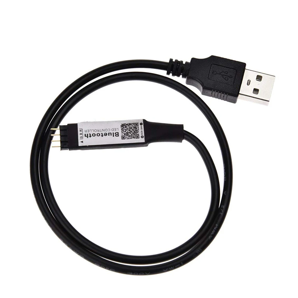 Мини 5 в USB RGB Bluetooth контроллер Синхронизация с музыкой и таймером Светодиодная