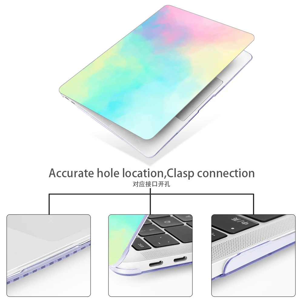 Чехол пастельного цвета для ноутбука Apple MacBook retina Air 12 13 3 новый Pro 15 4 16 дюймов |