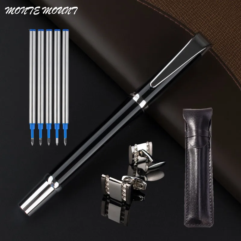 Роскошная металлическая шариковая ручка высокого качества для письма в деловом