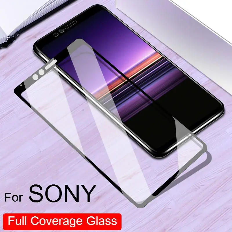 Защитное стекло закаленное 9H для Sony Xperia 1/5/10 Plus/Xperia10/XZ2/XZ1/XZS/L3/9Н|Защитные стёкла и