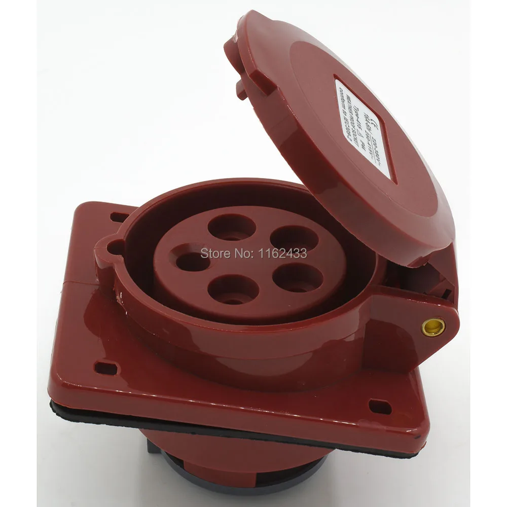 Промышленная забрызгивающаяся розетка 3P N E 5 pin 220 380 V/240 415 V IP44 415|socket camera|socketip44 lighting