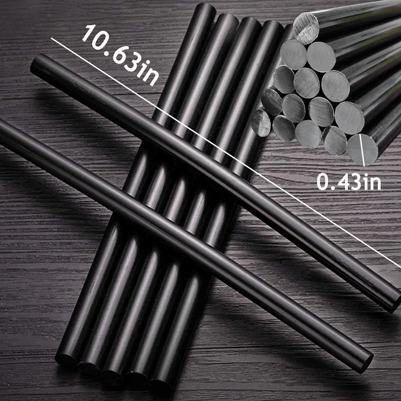 

10X Dent Repair Glue Sticks Paintless Dent Repair Tool Glue Sticks for Hot Glue -Gun Car Repair Dent Remover Tool Black
