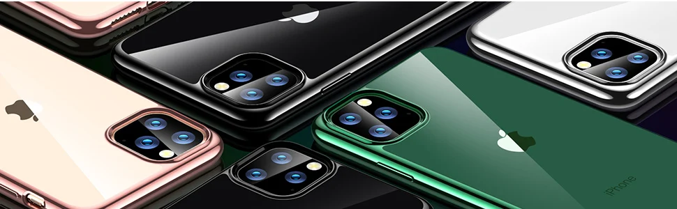ESR Мягкий чехол из ТПУ для iPhone 11 Pro Max, Роскошный чехол с рамкой для телефона, тонкий прозрачный гибкий силиконовый чехол для iPhone 11 11 Pro