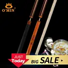 Наконечник для бомбардировщика O'MIN B52, 14 мм, черный бакелитовый наконечник, жесткий зольный вал, профессиональный кий для разрыва, твердый и полиуретановый, 2 варианта