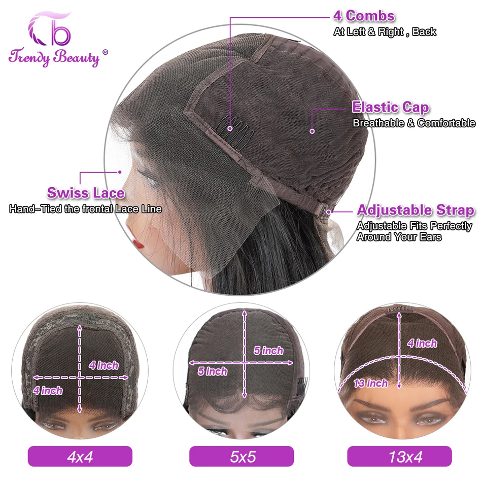 Парик HD на сетке спереди индийский волнистый парик 13x4 Для Женщин плотность 180 4x4