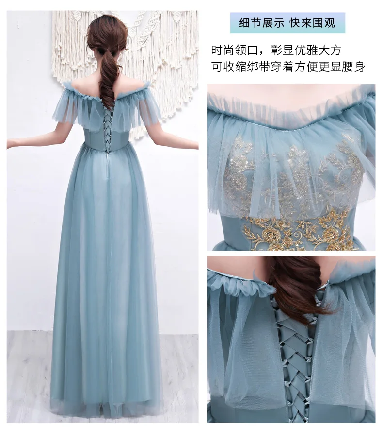 Junior Элегантные платья невесты длинное платье для свадебной вечеринки женщин vestido