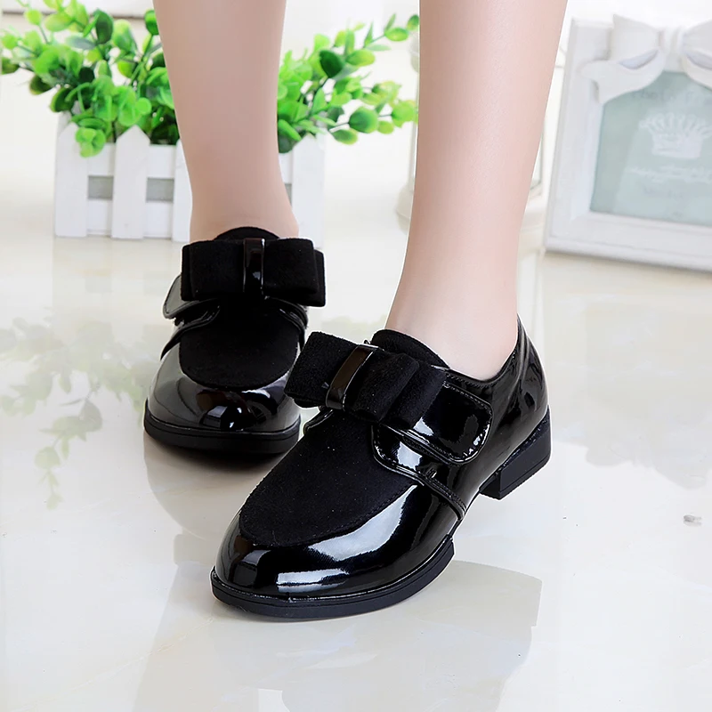 Распродажа детская обувь из искусственной кожи для девочек модная принцессы с