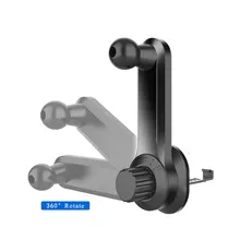 Car Air Vent Clip 17mm Ball Head for Universal Car Phone Holder Gravity Stand Bracket Magnetic Support Mobile Car Adapter Holder