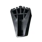 Чехол для лестницы с круглыми ножками, изысканный Прочный Многофункциональный складной чехол для лестницы в форме веера, нескользящий коврик