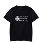Серая футболка с надписью Sloan мемориальная больница