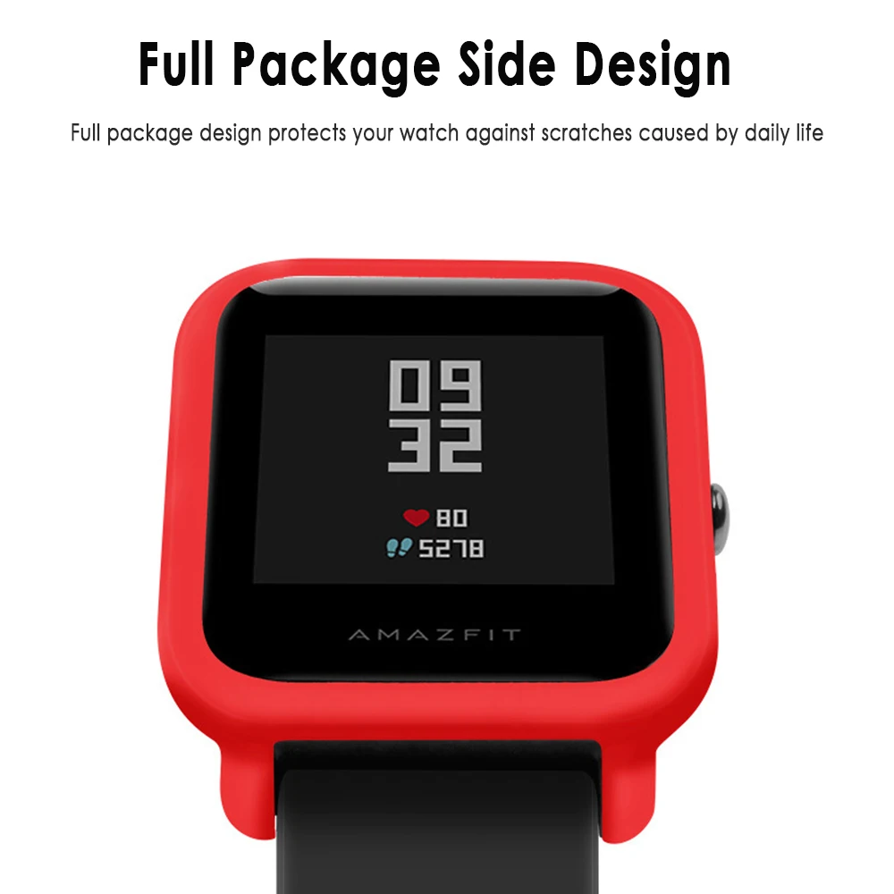 Xiaomi Huami Amazfit Bip Younth часы чехол для Xiaomi стильный Красочный мягкий чехол из TPU крышка для Amazfit защитный чехол