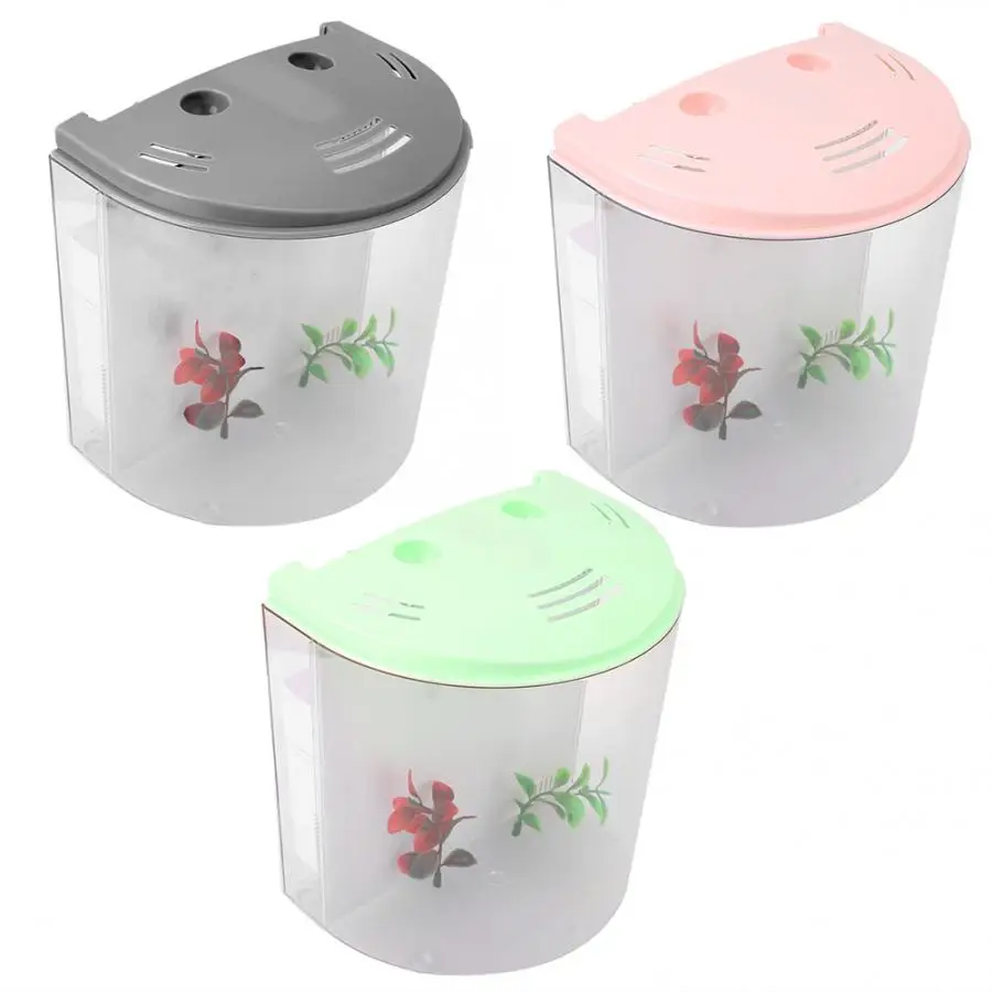 20 см маленький акриловый Настольный аквариум usb кабель для украшения дома