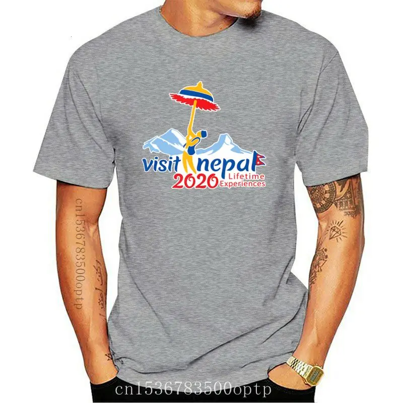 

Men'S Visit Nepal 2020 T-Shirt Size M-3Xl Diy Prited Tee Shirt
