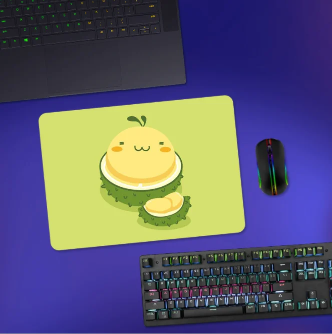 Коврик для мыши с фруктами и овощами нескользящий коврик компьютерной студентов