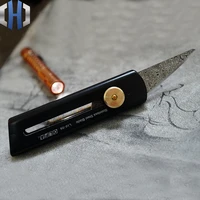 damascus utility knife edc outdoor camping knife handmade carved knife