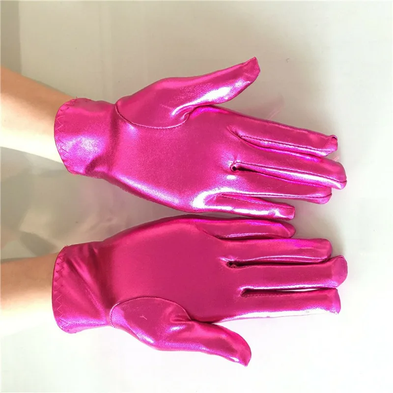 

Fuchsia Green Tandi Girls Gorgeous Fancy Blue Gloves for Special Occasion Dress Formal Wedding Pageant Party Short ST264