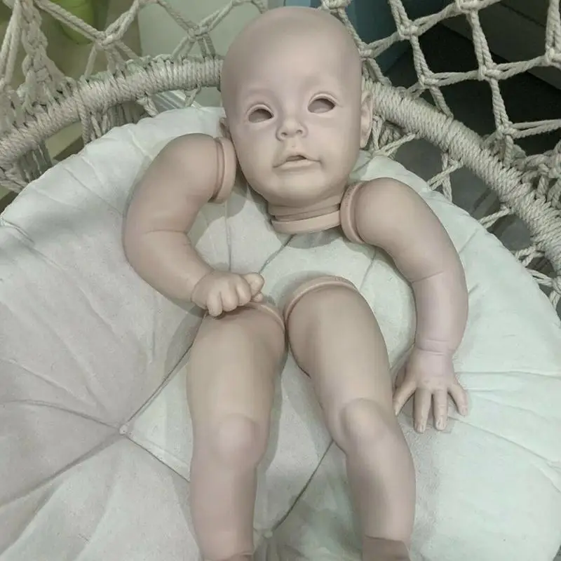 

22 Inch Popular Unpainted Silicome Reborn Supply Doll Parts Kits Birthday Gift Color Unfinished For Girls